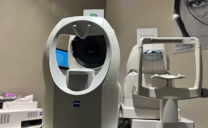 Advanced eye exam equipment at our Fort Lauderdale optometry office